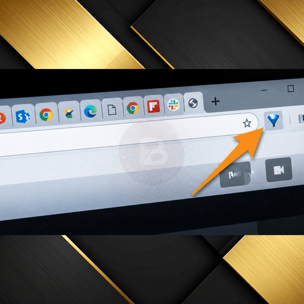 Chrome ব্রাউজারে OneTab extension এর নীল আইকন